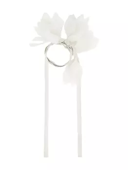 Шелковый шарф Antonelli, серебряный