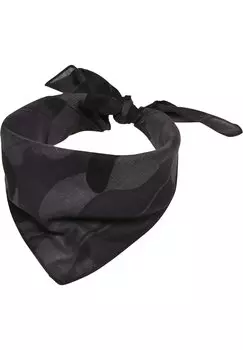 Шелковый шарф Bandana Urban Classics, тёмный камуфляж