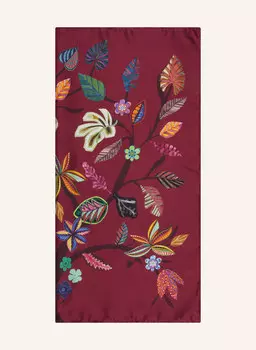 Шелковый шарф Barbieri, красный