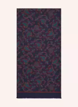 Шелковый шарф Barbieri, синий