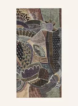 Шелковый шарф Barbieri, зеленый