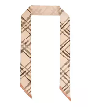 Шелковый шарф Burberry, бежевый
