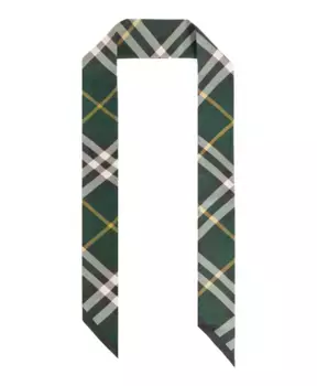 Шелковый шарф Burberry, зеленый