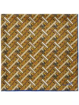 Шелковый шарф Bus Burberry, желтый