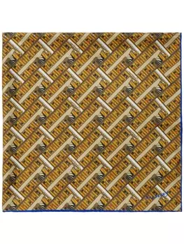 Шелковый шарф Bus Burberry, желтый