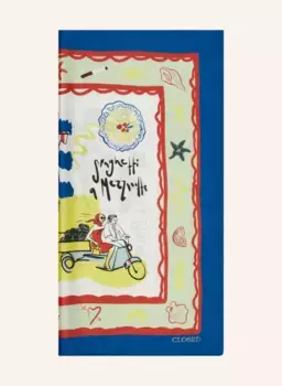 Шелковый шарф Closed, белый