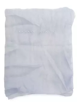 Шелковый шарф Ermanno Scervino, синий