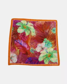 Шелковый шарф Fio de Marti, оранжевый