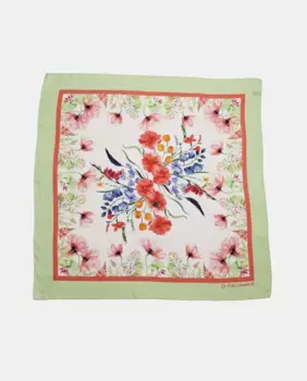 Шелковый шарф Fio de Marti, светло-зеленый