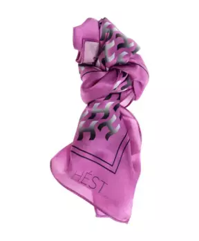Шелковый шарф Frya Hst, фиолетовый
