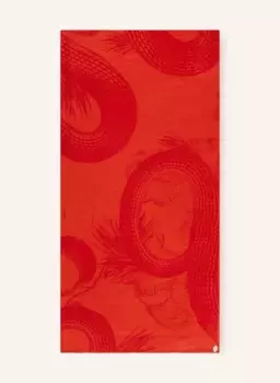 Шелковый шарф garden eden Friendly Hunting, красный