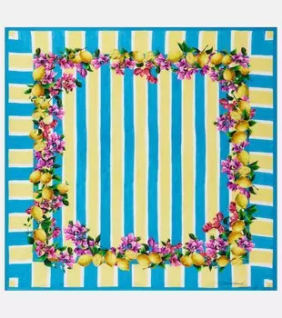 Шелковый шарф из жаккардового твила Dolce&Gabbana, HH5TU