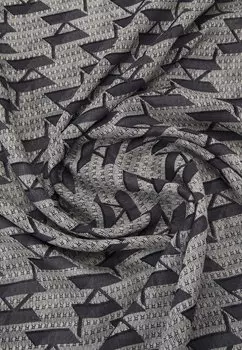 Шелковый шарф K/Signature Mono Scarf KARL LAGERFELD, черный/белый