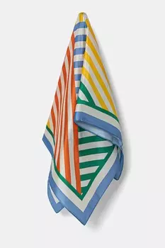 Шелковый шарф Kurt Geiger London, мультиколор