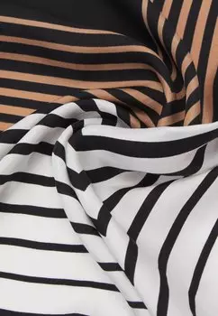 Шелковый шарф Lain BOSS, черный