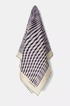 Шелковый шарф Lanvin, фиолетовый