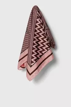 Шелковый шарф Lanvin, розовый