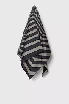 Шелковый шарф Lanvin, серый