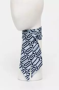 Шелковый шарф Lanvin, синий