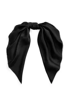 Шелковый шарф Lauren Ralph Lauren, черный