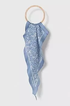 Шелковый шарф Lauren Ralph Lauren, синий