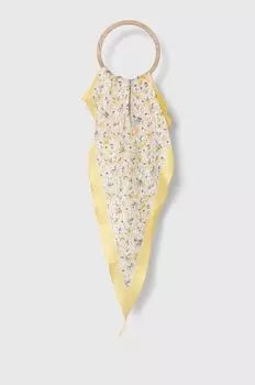 Шелковый шарф Lauren Ralph Lauren, желтый