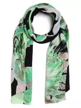 Шелковый шарф Marc Cain Collections, черный