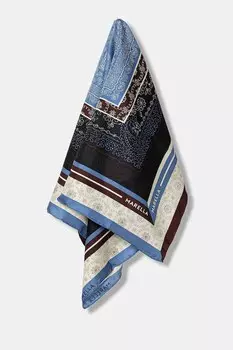 Шелковый шарф Marella, фиолетовый