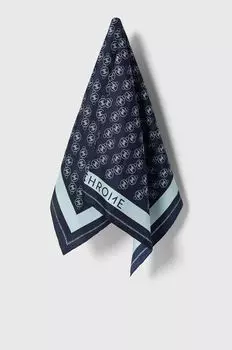 Шелковый шарф Marella, темно-синий