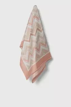 Шелковый шарф Missoni, оранжевый