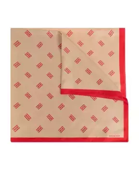 Шелковый шарф Моннас By Malene Birger, бежевый