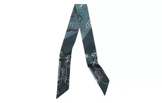 Шелковый шарф мужской HERMES