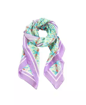 Шелковый шарф/накидка/саронг EVELYN & KATE, красный