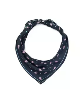 Шелковый шарф Paisley Foulard Diamond в технике пейсли kate spade new york, синий