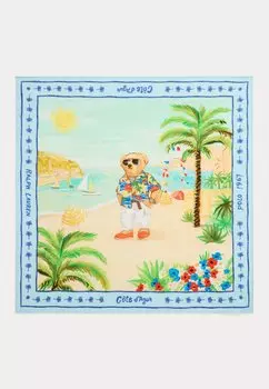 Шелковый шарф POLO BEAR TROPICAL COTTON BANDANNA Ralph Lauren, мультиколор