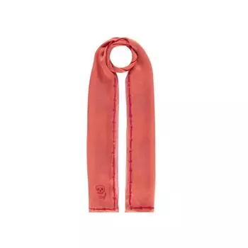 Шелковый шарф с логотипом Givenchy, оранжевый