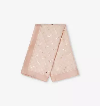 Шелковый шарф с принтом в виде конского удила и монограммой Gg Gucci, мультиколор