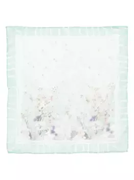 Шелковый шарф Saiid Kobeisy, синий