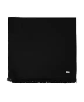 Шелковый шарф Saint Laurent, черный