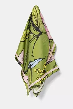 Шелковый шарф Stine Goya, зеленый
