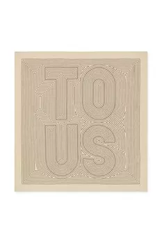 Шелковый шарф TEXTIL Tous, бежевый