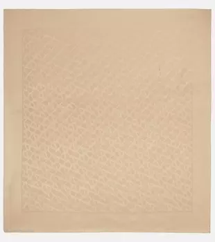 Шелковый шарф toile iconographe Valentino, бежевый