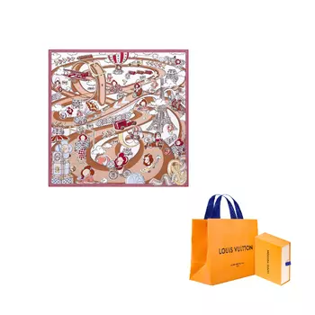 Шелковый шарф унисекс LOUIS VUITTON