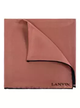 Шелковый шарф в двух тонах Lanvin, розовый