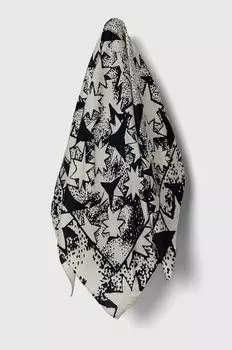 Шелковый шарф Weekend Max Mara, темно-синий