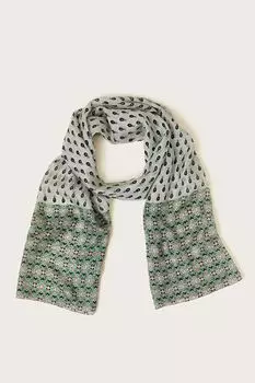 Шелковый шарф Zelia Monsoon, зеленый