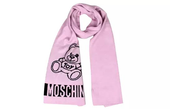 Шелковый шарф женский MOSCHINO
