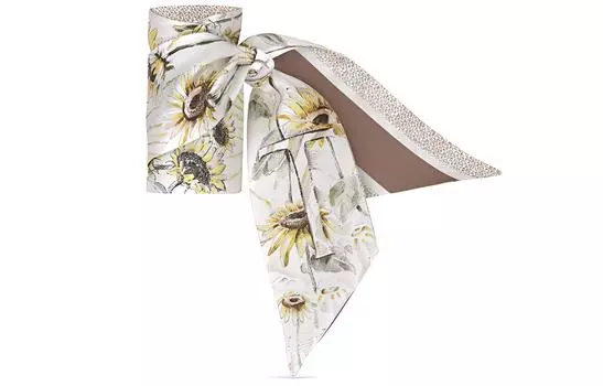 Шелковый шарф женский разноцветный DIOR