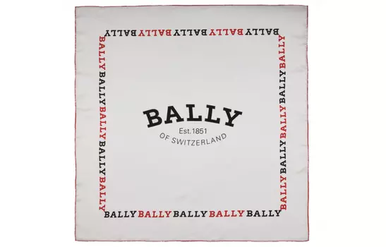 Шелковый шарф женский серые BALLY, серый