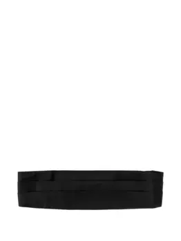 Шелковый смокинг-кушак GIORGIO ARMANI, черный